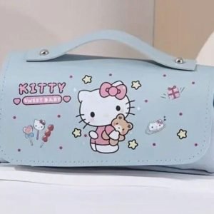 Hello Kitty Blue Squishy Pencil Bag