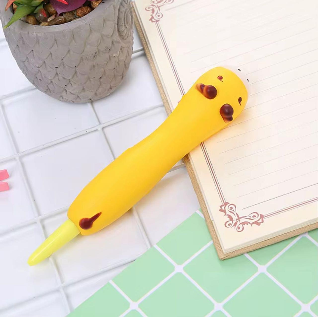 Kawaii Yellow Squishy Pen
