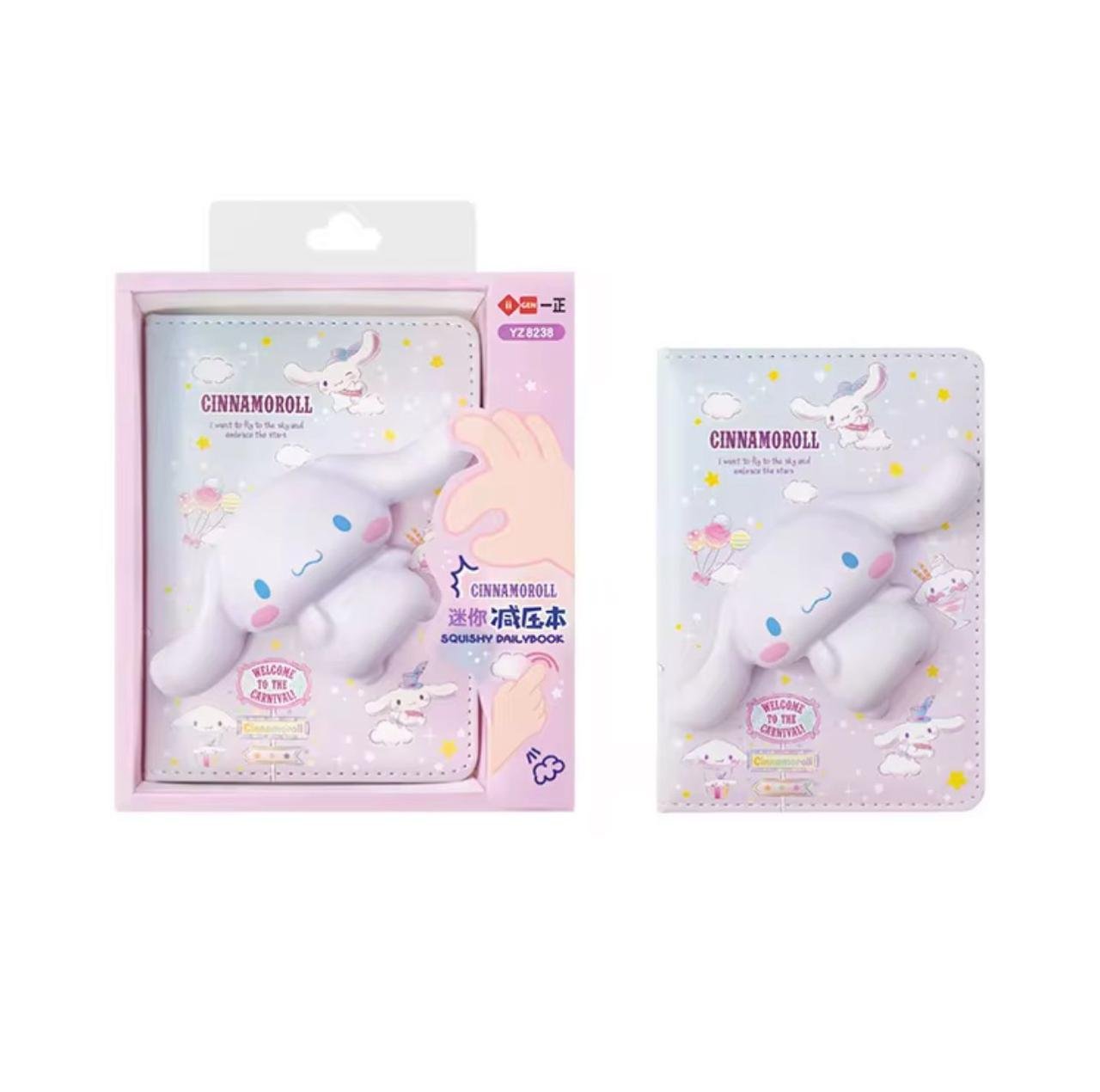 Cinnamon Roll Squishy Kawaii Notebook