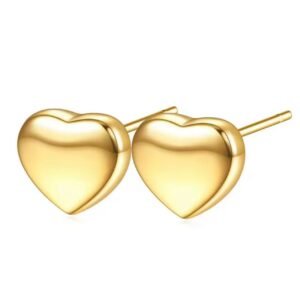 18K Gold Plated Love Pendant Jewelry Earings