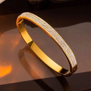 18K Gold-Plated bangle cubic Zircon