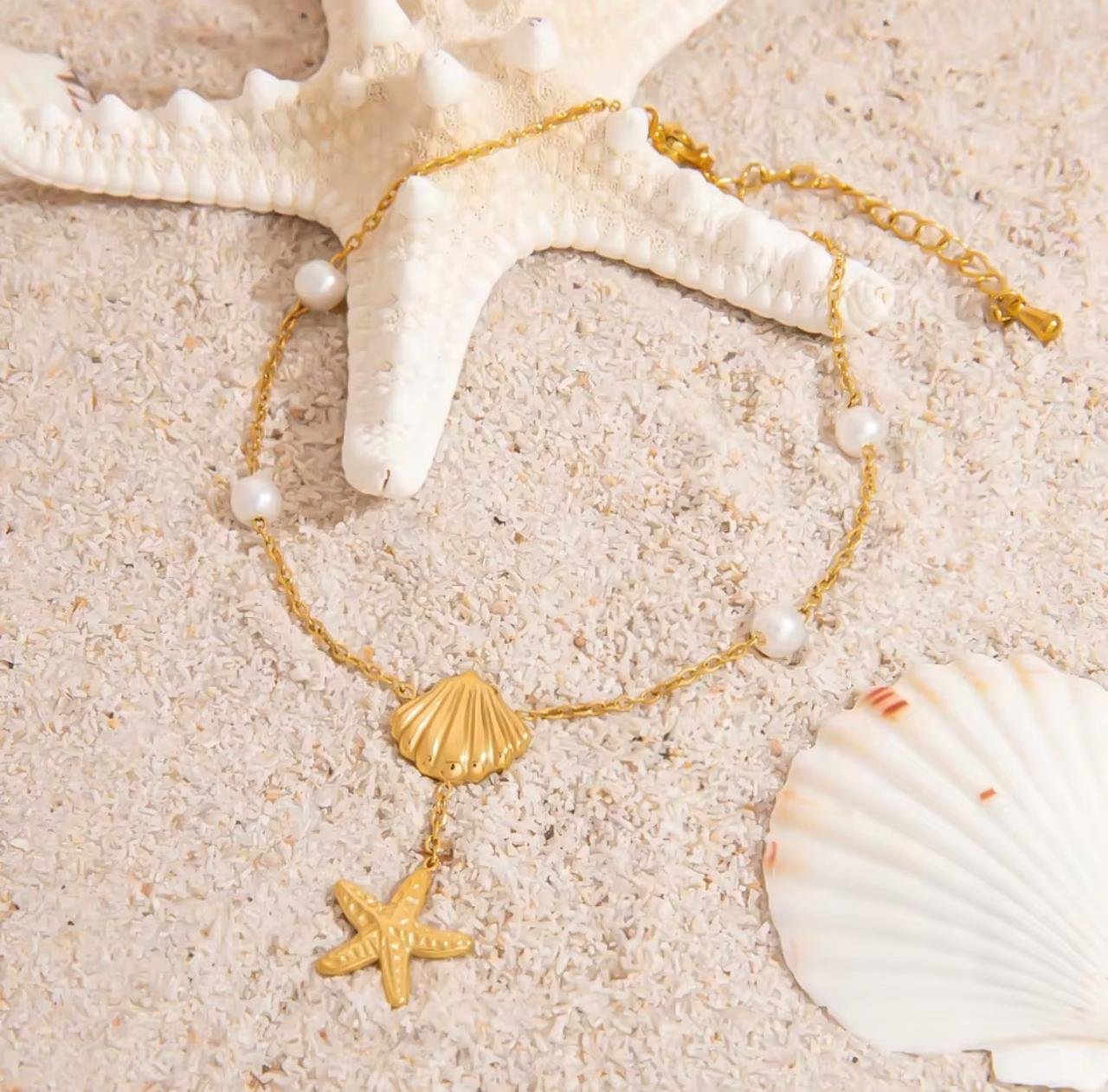 18K Gold-Plated waterproof and anti-tarnish anklet