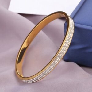 18K Gold-Plated bangle cubic Zircon
