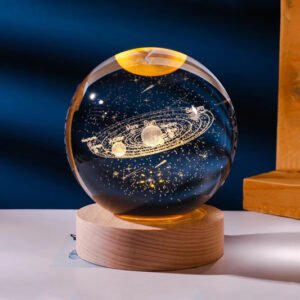 Solar System Crystal Ball Lamp